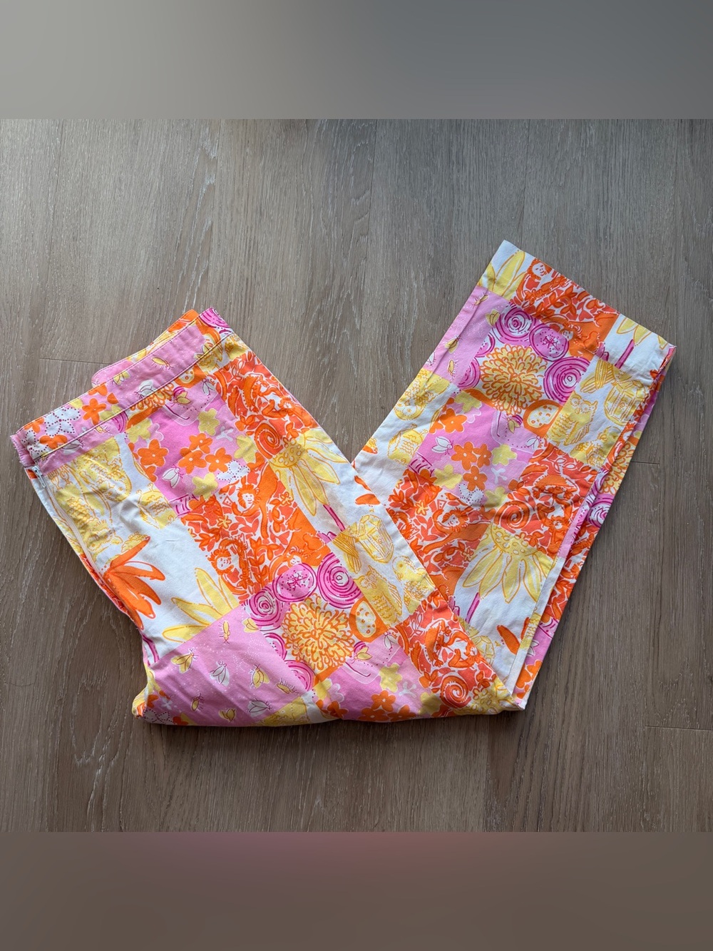 Vintage Lilly Pulitzer patchwork Capri pants